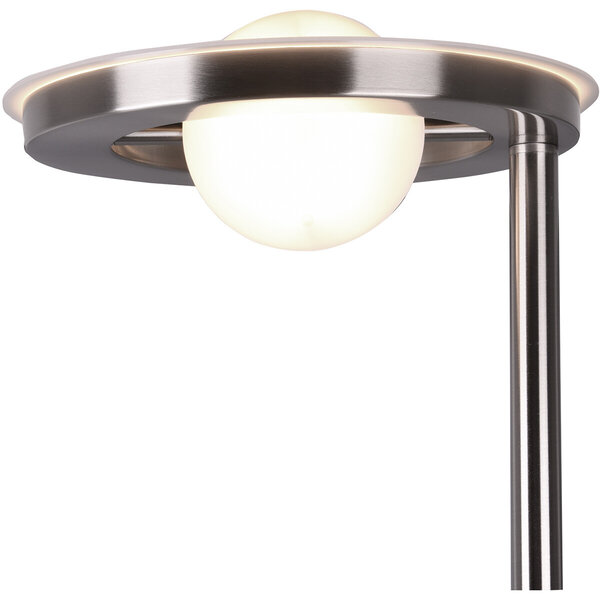 HLW LED LED Vloerlamp 38W - Dimbaar, Verstelbaar & Mat Nikkel Design