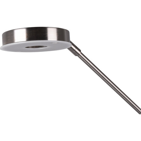 HLW LED LED Vloerlamp 38W - Dimbaar, Verstelbaar & Mat Nikkel Design