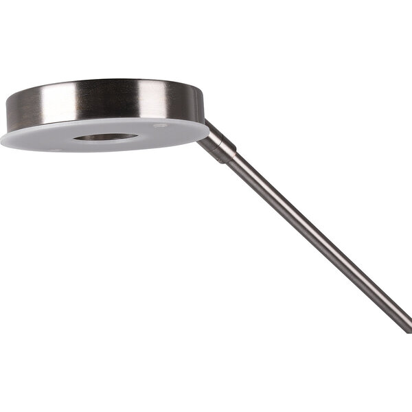 HLW LED LED Vloerlamp 38W - Dimbaar, Verstelbaar & Mat Nikkel Design
