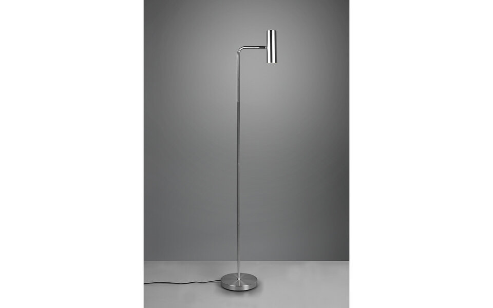 HLW LED LED Vloerlamp Trion Milona - Mat Nikkel - GU10 Fitting - 1-lichts Aluminium HLW LED LED Vloerlamp Trion Milona - Mat Nikkel - GU10 Fitting - 1-lichts Aluminium