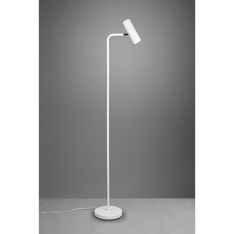 HLW LED LED Vloerlamp Trion Milona - Witte Vloerlamp met GU10 Fitting, Aluminium HLW LED LED Vloerlamp Trion Milona - Witte Vloerlamp met GU10 Fitting, Aluminium