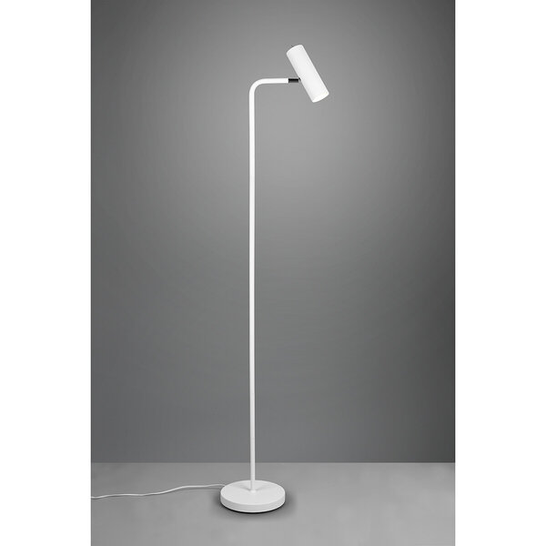 HLW LED LED Vloerlamp Trion Milona - Witte Vloerlamp met GU10 Fitting, Aluminium HLW LED LED Vloerlamp Trion Milona - Witte Vloerlamp met GU10 Fitting, Aluminium