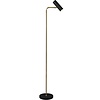 LED Vloerlamp Trion Milona - Mat Zwart/Goud, GU10 Fitting