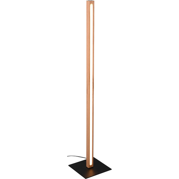 HLW LED Houten LED Vloerlamp Trion Bulloni - Warm Wit 2700K–3000K, 20W, Beam Angle Verstelbaar