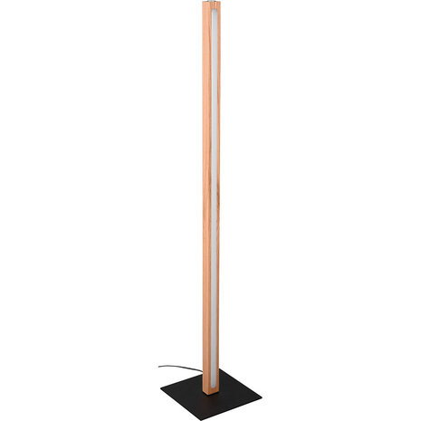 HLW LED Houten LED Vloerlamp Trion Bulloni - Warm Wit 2700K–3000K, 20W, Beam Angle Verstelbaar