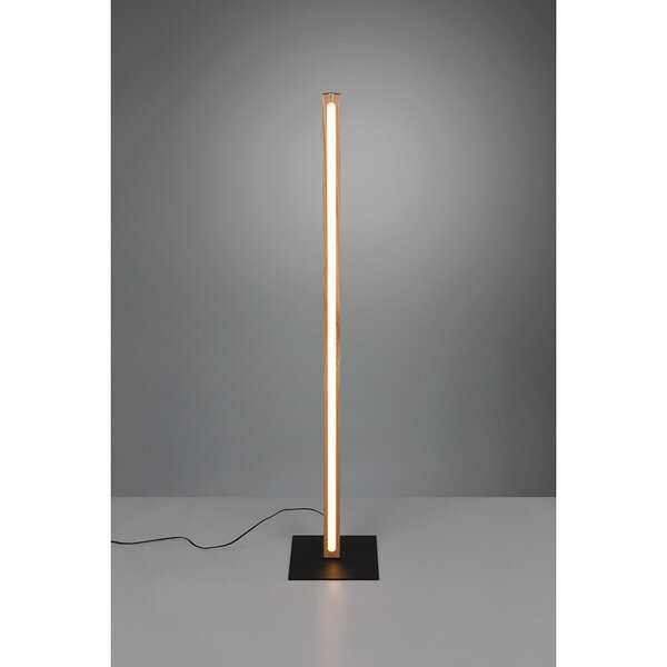 HLW LED Houten LED Vloerlamp Trion Bulloni - Warm Wit 2700K–3000K, 20W, Beam Angle Verstelbaar