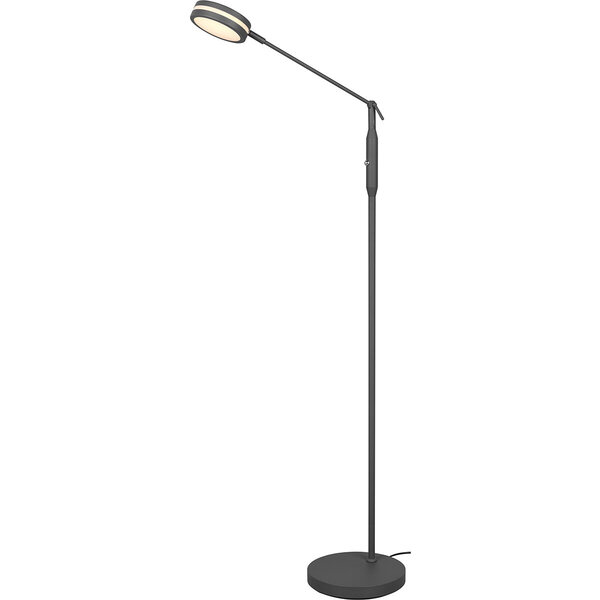 HLW LED LED Vloerlamp 5W - Dimbaar, Aanpasbare Kleur & Mat Antraciet Design