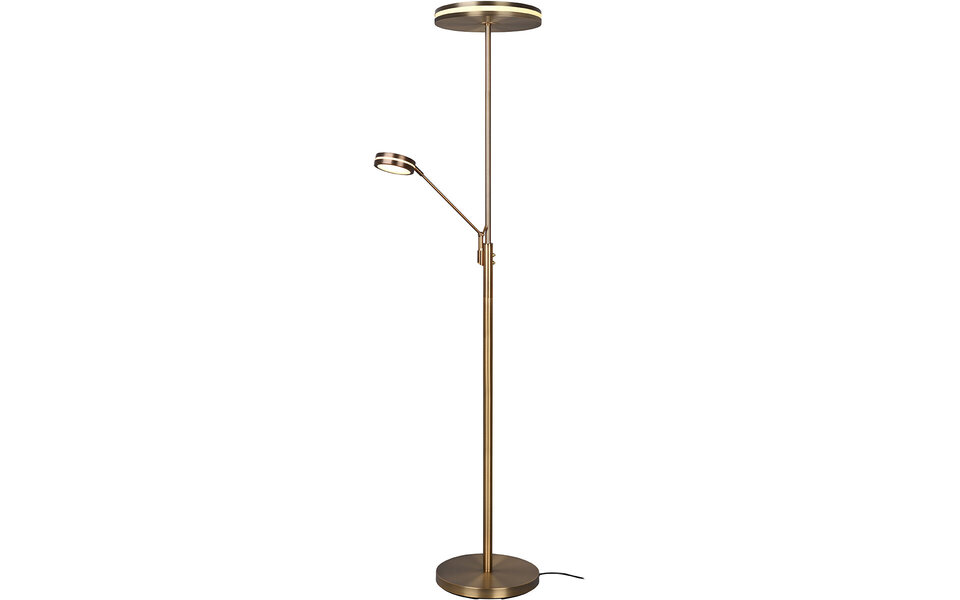 HLW LED LED Vloerlamp Dimbaar 5W - Bronzen Vloerlamp met Aanpasbare Kleur HLW LED LED Vloerlamp Dimbaar 5W - Bronzen Vloerlamp met Aanpasbare Kleur
