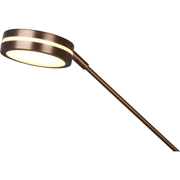 HLW LED LED Vloerlamp Dimbaar 5W - Bronzen Vloerlamp met Aanpasbare Kleur