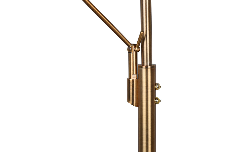 HLW LED LED Vloerlamp Dimbaar 5W - Bronzen Vloerlamp met Aanpasbare Kleur HLW LED LED Vloerlamp Dimbaar 5W - Bronzen Vloerlamp met Aanpasbare Kleur