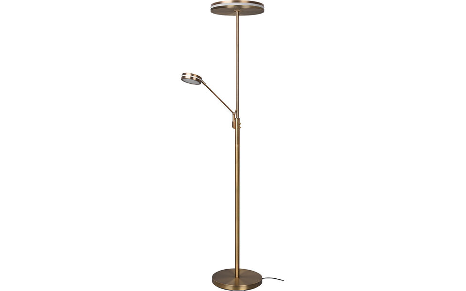 HLW LED LED Vloerlamp Dimbaar 5W - Bronzen Vloerlamp met Aanpasbare Kleur HLW LED LED Vloerlamp Dimbaar 5W - Bronzen Vloerlamp met Aanpasbare Kleur