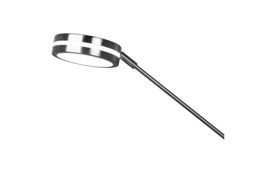 HLW LED LED Vloerlamp 5W - Dimbaar, Aanpasbare Kleur & Mat Nikkel Design