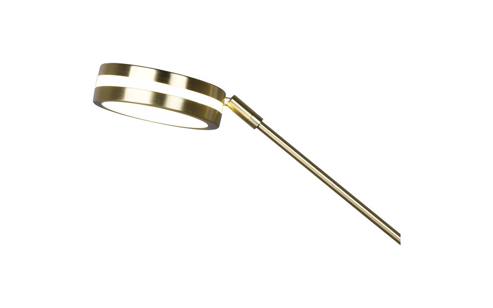 HLW LED Gouden Dimbare LED Vloerlamp - 5W LED, Mat Goud & Aanpasbare Kleur HLW LED Gouden Dimbare LED Vloerlamp - 5W LED, Mat Goud & Aanpasbare Kleur