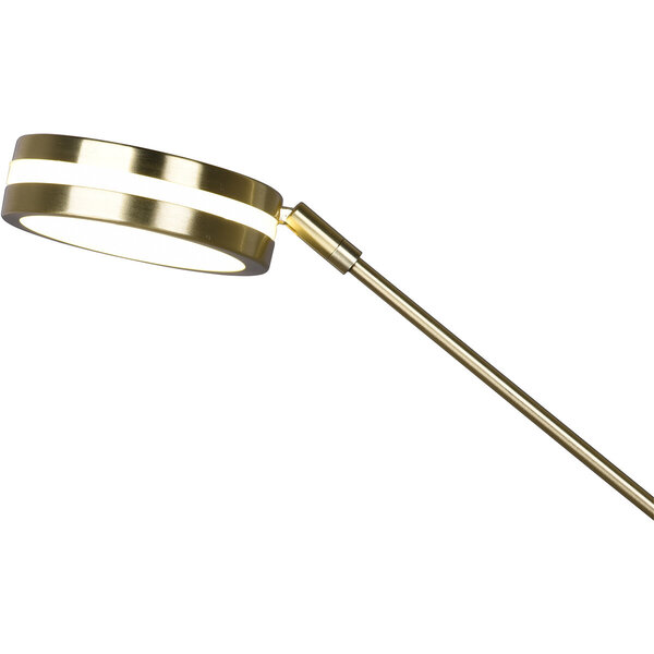 HLW LED Gouden Dimbare LED Vloerlamp - 5W LED, Mat Goud & Aanpasbare Kleur