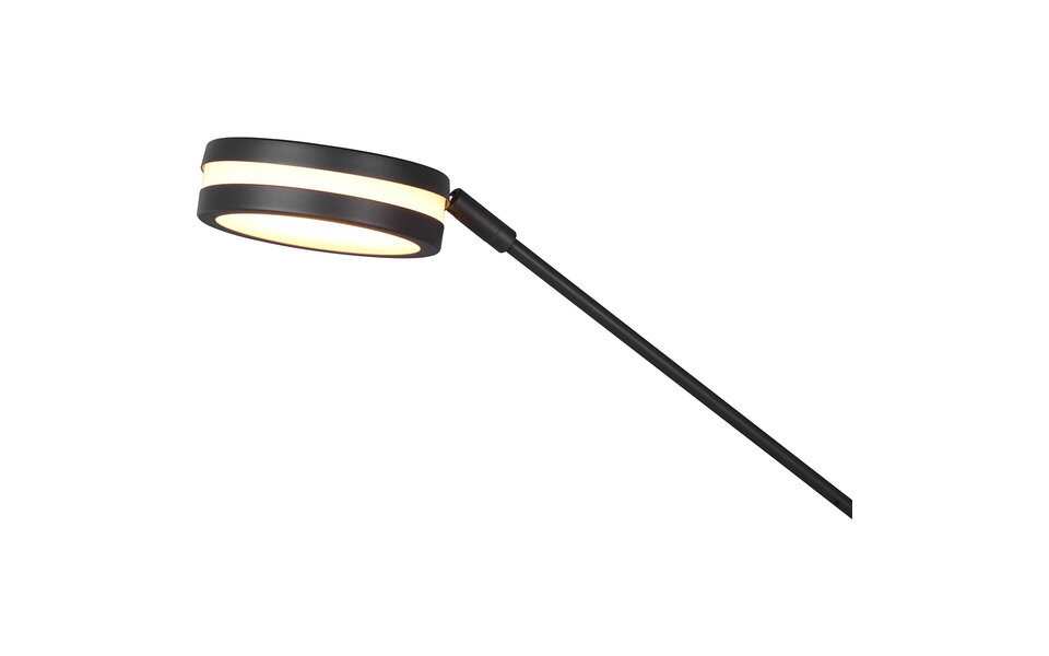 HLW LED LED Vloerlamp 5W - Dimbaar, Aanpasbare Kleur & Mat Antraciet Design