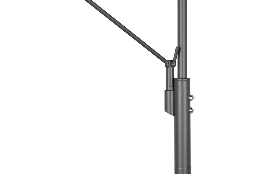 HLW LED LED Vloerlamp 5W - Dimbaar, Aanpasbare Kleur & Mat Antraciet Design