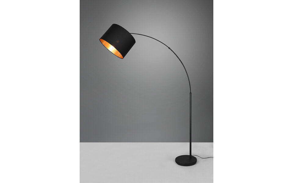 HLW LED LED Vloerlamp Trion Corry - Mat Zwart Aluminium Vloerlamp met E27 Fitting HLW LED LED Vloerlamp Trion Corry - Mat Zwart Aluminium Vloerlamp met E27 Fitting