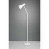 HLW LED LED Vloerlamp Trion Ewomi - Witte Vloerlamp met E27 Fitting en Voetschakelaar