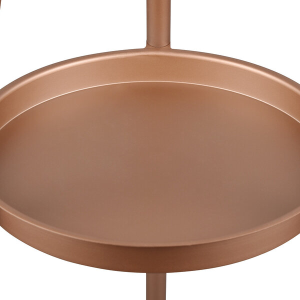 HLW LED LED Vloerlamp Trion Loet - Elegante Metalen Vloerlamp Coffee Kleur met E27