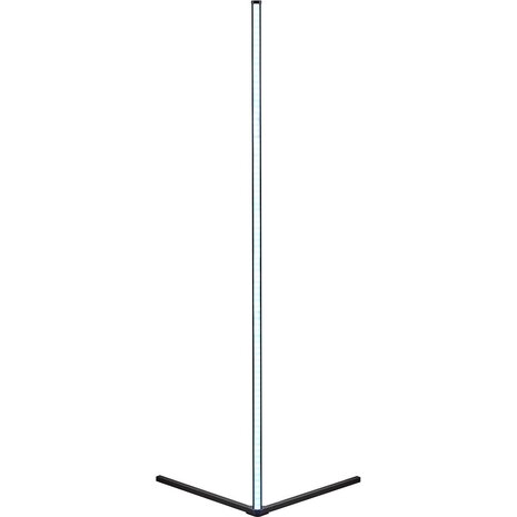 LED Vloerlamp 10W - Zwarte Dimbare RGB Vloerlamp met Verstelbare Beam Angle