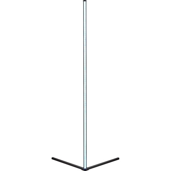 HLW LED LED Vloerlamp 10W - Zwarte Dimbare RGB Vloerlamp met Verstelbare Beam Angle