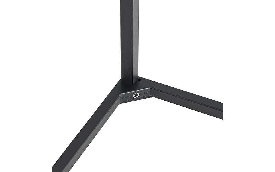 HLW LED LED Vloerlamp 10W - Zwarte Dimbare RGB Vloerlamp met Verstelbare Beam Angle