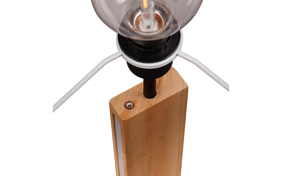 HLW LED Dimbare LED Vloerlamp Trion Hula - Mat Zwart Metalen Vloerlamp met E27 Fitting HLW LED Dimbare LED Vloerlamp Trion Hula - Mat Zwart Metalen Vloerlamp met E27 Fitting