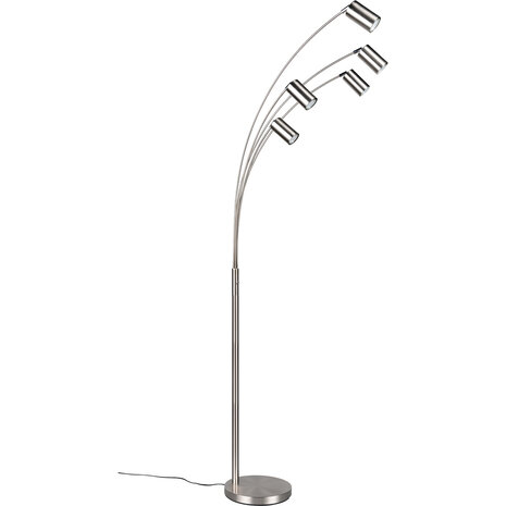 LED Vloerlamp Trion Harley - Metalen 5-lichts Vloerlamp met GU10 fitting en IP20 LED Vloerlamp Trion Harley - Metalen 5-lichts Vloerlamp met GU10 fitting en IP20