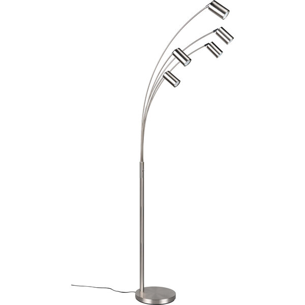 HLW LED LED Vloerlamp Trion Harley - Metalen 5-lichts Vloerlamp met GU10 fitting en IP20 HLW LED LED Vloerlamp Trion Harley - Metalen 5-lichts Vloerlamp met GU10 fitting en IP20