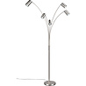 HLW LED LED Vloerlamp Trion Harley - Metalen 5-lichts Vloerlamp met GU10 fitting en IP20 HLW LED LED Vloerlamp Trion Harley - Metalen 5-lichts Vloerlamp met GU10 fitting en IP20