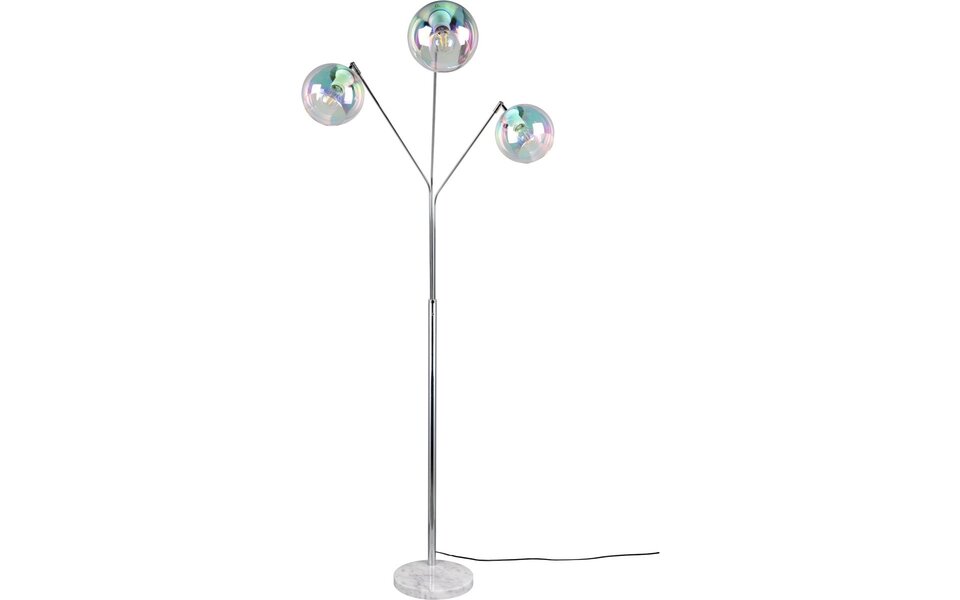 HLW LED LED Vloerlamp Trion Tonton - Metalen 3-lichts vloerlamp met E27 fitting en IP20