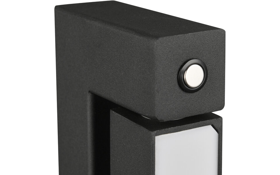 HLW LED LED Vloerlamp 21W - Dimbaar, Metalen Mat Zwart Design & Aanpasbare Kleur