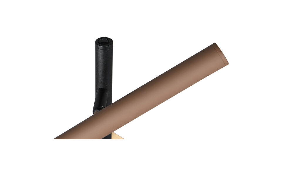 HLW LED Dimbare LED Vloerlamp 9W - Mat Zwarte Metalen Vloerlamp met Aanpasbare Kleur