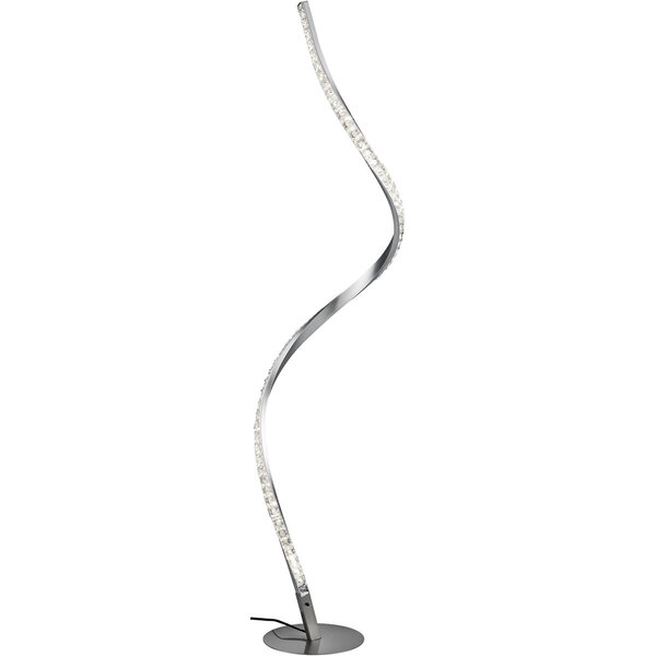 HLW LED Dimbare LED Vloerlamp Trion Nubi 9W - Warm Wit 3000K & RGB, Mat Grijs