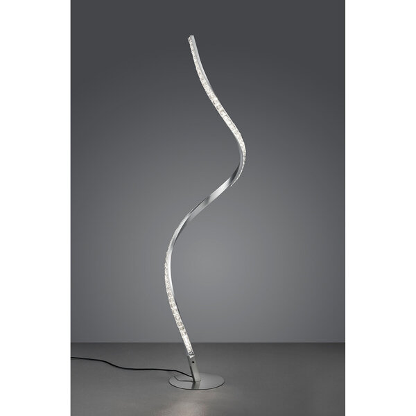 HLW LED Dimbare LED Vloerlamp Trion Nubi 9W - Warm Wit 3000K & RGB, Mat Grijs