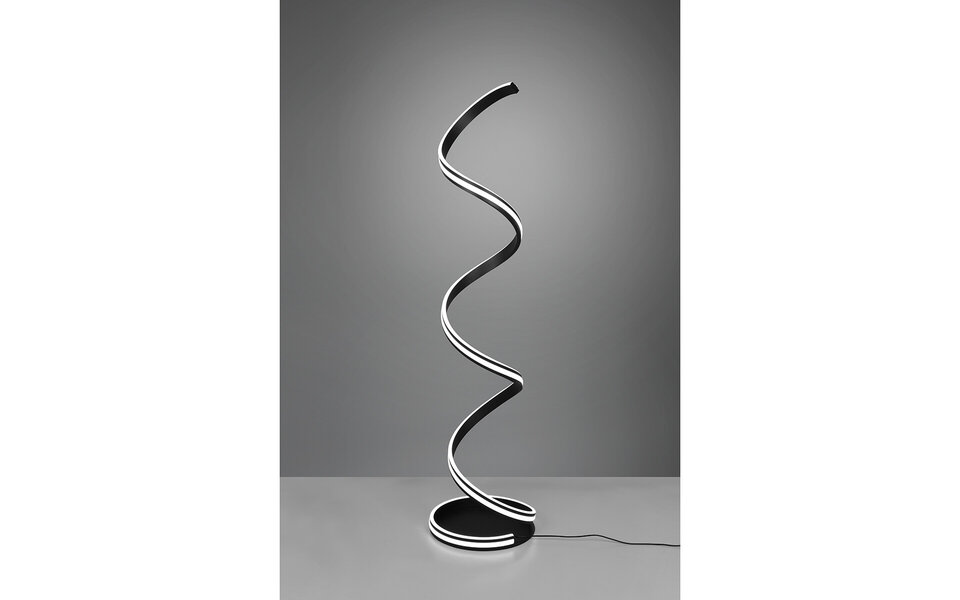 HLW LED Trion Sunico 34W Dimbare LED Vloerlamp - Mat Zwart, Aanpasbare Kleur & Aluminium HLW LED Trion Sunico 34W Dimbare LED Vloerlamp - Mat Zwart, Aanpasbare Kleur & Aluminium