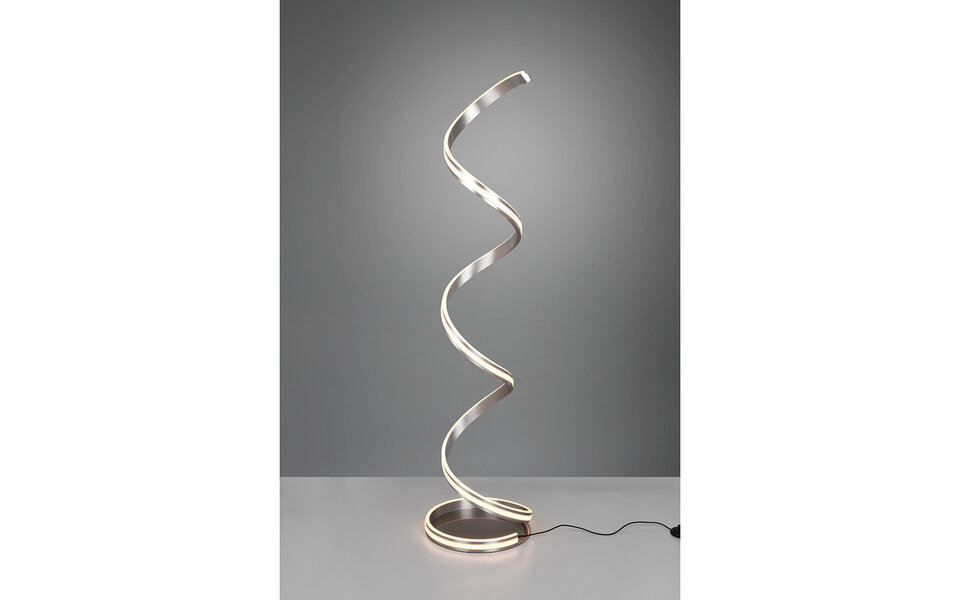 HLW LED LED Vloerlamp 34W Dimbaar - Trion Sunico Mat Nikkel Aluminium HLW LED LED Vloerlamp 34W Dimbaar - Trion Sunico Mat Nikkel Aluminium