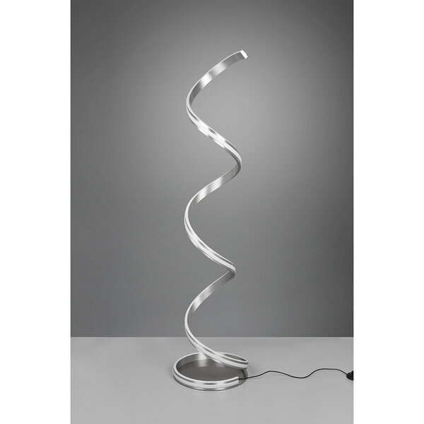 HLW LED LED Vloerlamp 34W Dimbaar - Trion Sunico Mat Nikkel Aluminium