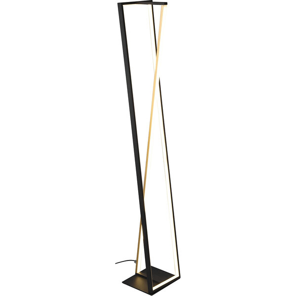 HLW LED LED Vloerlamp 26W - Mat Zwart Aluminium met Beam Angle Verstelbaar & Aanpasbare Kleur