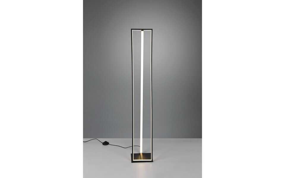 HLW LED LED Vloerlamp 26W - Mat Zwart Aluminium met Beam Angle Verstelbaar & Aanpasbare Kleur