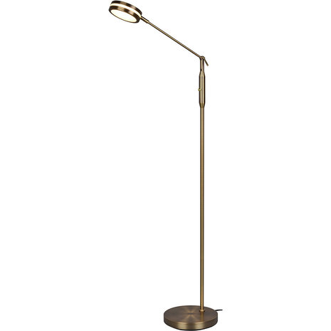 HLW LED LED Vloerlamp - Trion Franco - Dimbaar 5W LED Lamp in oud brons