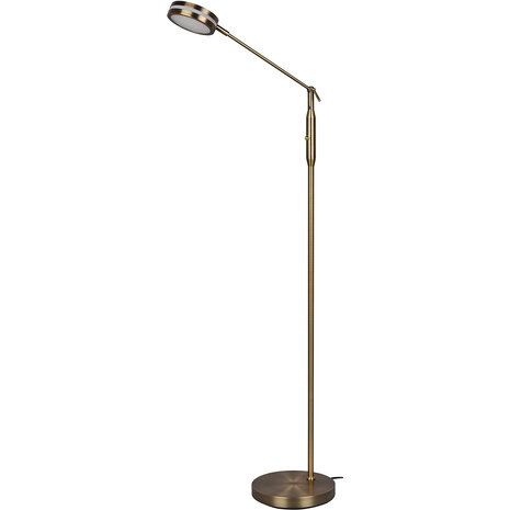 HLW LED LED Vloerlamp - Trion Franco - Dimbaar 5W LED Lamp in oud brons