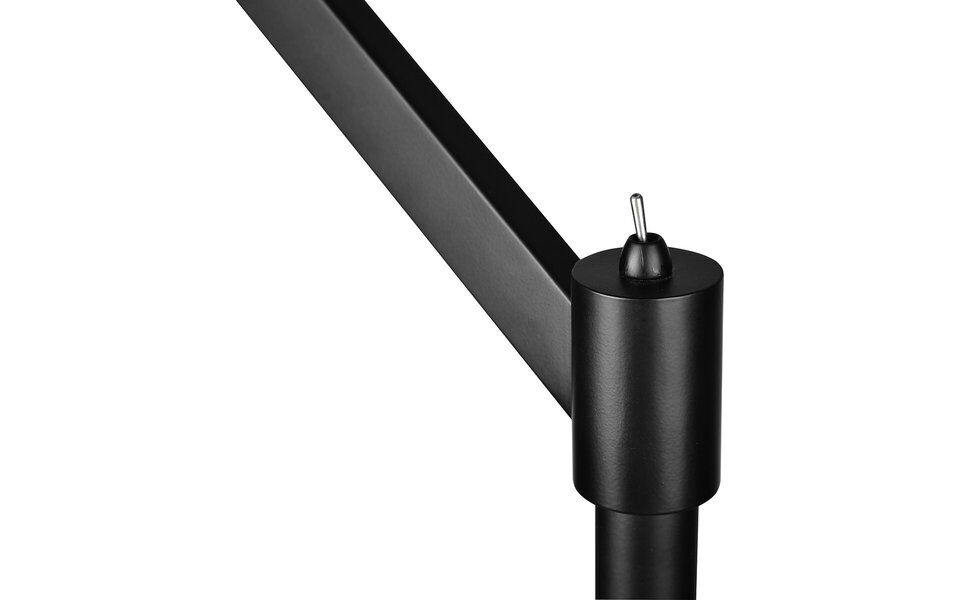 HLW LED Stijlvolle LED Vloerlamp Trion Cindy - Zwarte Vloerlamp met E27 Fitting