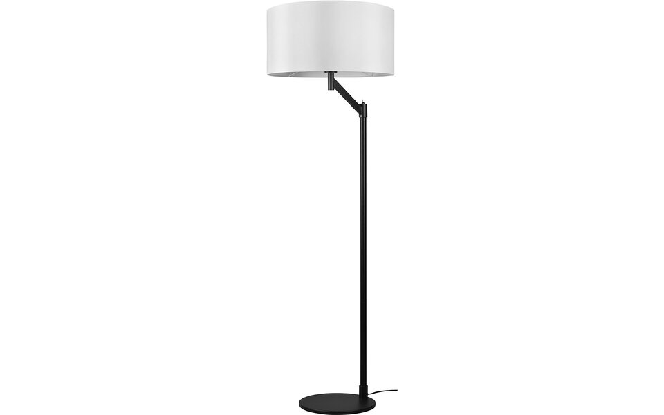 HLW LED Stijlvolle LED Vloerlamp Trion Cindy - Zwarte Vloerlamp met E27 Fitting
