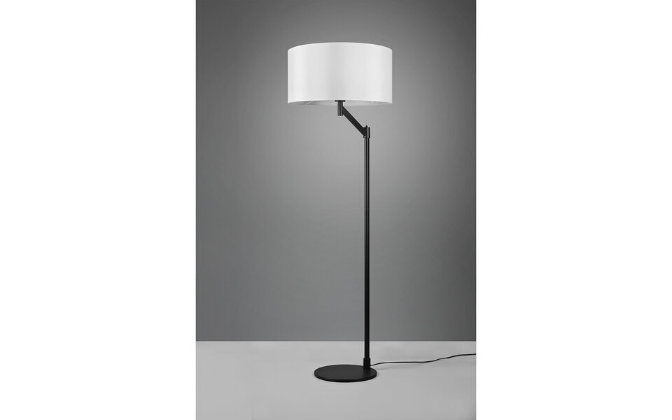 HLW LED Stijlvolle LED Vloerlamp Trion Cindy - Zwarte Vloerlamp met E27 Fitting