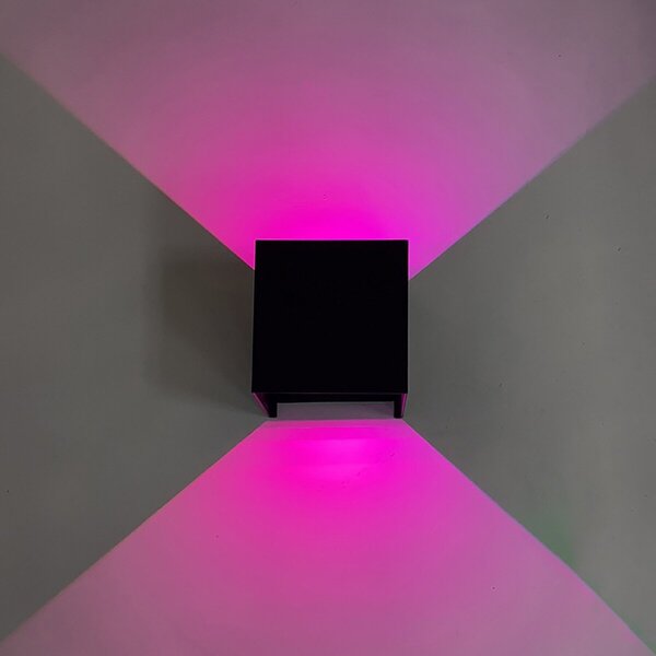 Velvalux Velvalux Slimme Dimbare LED Wandlamp 9W - RGB, IP65 Waterdicht, Verstelbare Stralingshoek Velvalux Velvalux Slimme Dimbare LED Wandlamp 9W - RGB, IP65 Waterdicht, Verstelbare Stralingshoek