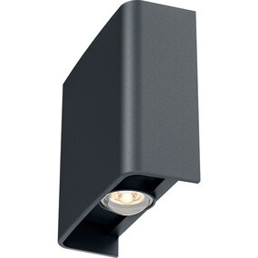 LED wandlamp | 2W | Antraciet | CCT | IP65 | Up&Down LED wandlamp | 2W | Antraciet | CCT | IP65 | Up&Down