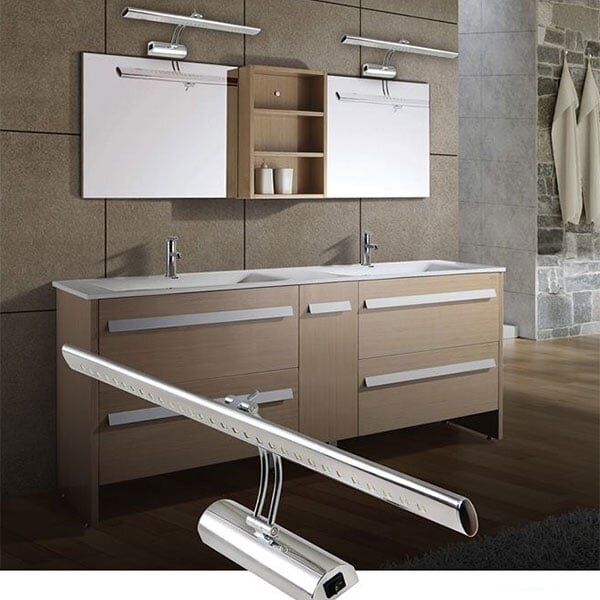 HLW LED LED lamp Verstelbaar 4W - Ovale LED Vloerlamp in Glans Chroom Aluminium