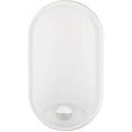 Kozolux Porta 15W LED Wandlamp met Sensor - Wit, IP54, Natuurlijk Wit 4500K