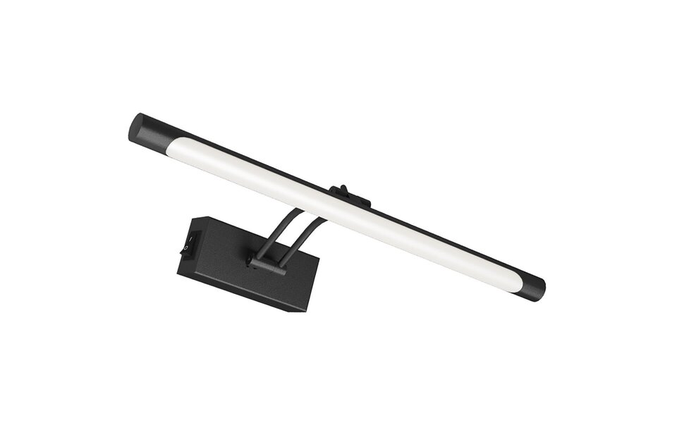 HLW LED Zwarte Verstelbare LED Vloerlamp 8W – 700lm LED Lamp voor Schilderijen HLW LED Zwarte Verstelbare LED Vloerlamp 8W – 700lm LED Lamp voor Schilderijen